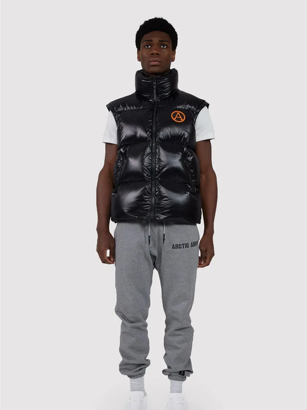 ARCTIC ARMY Classic Puffer Gilet Black
