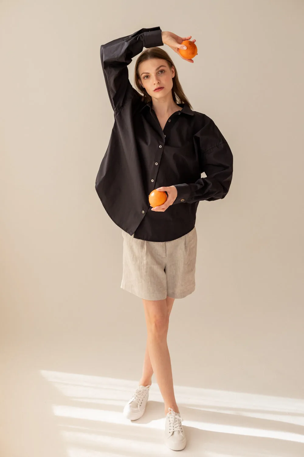 Classic Oversize Shirt Black
