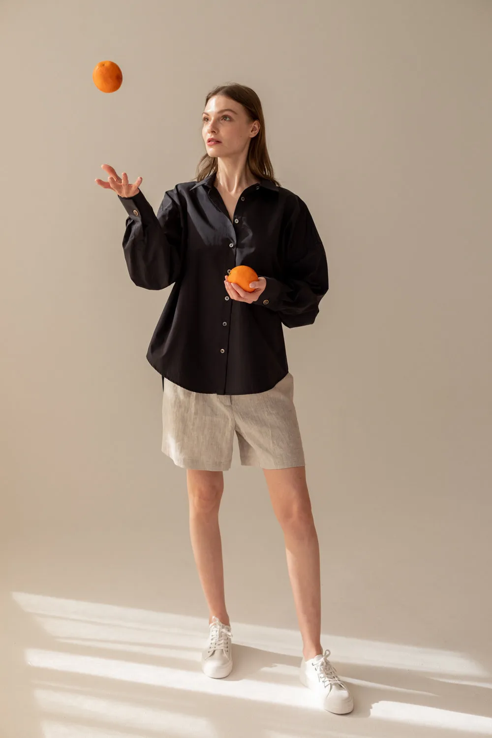 Classic Oversize Shirt Black