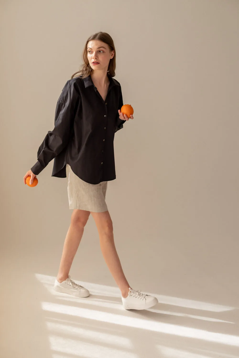 Classic Oversize Shirt Black