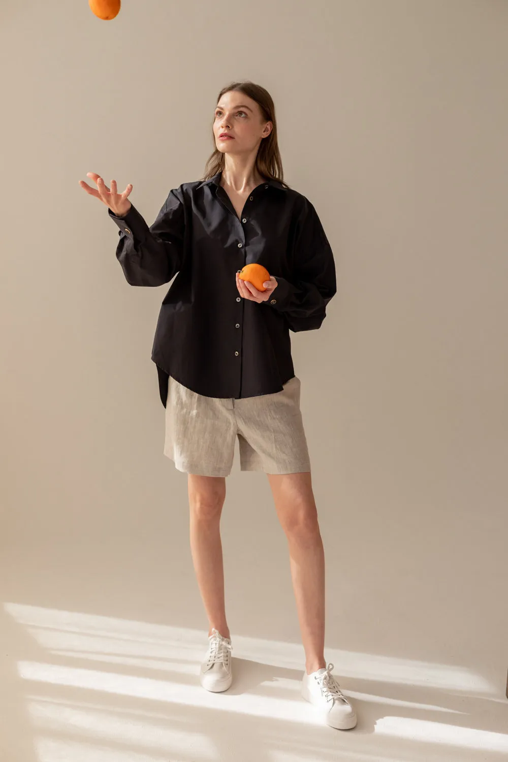 Classic Oversize Shirt Black