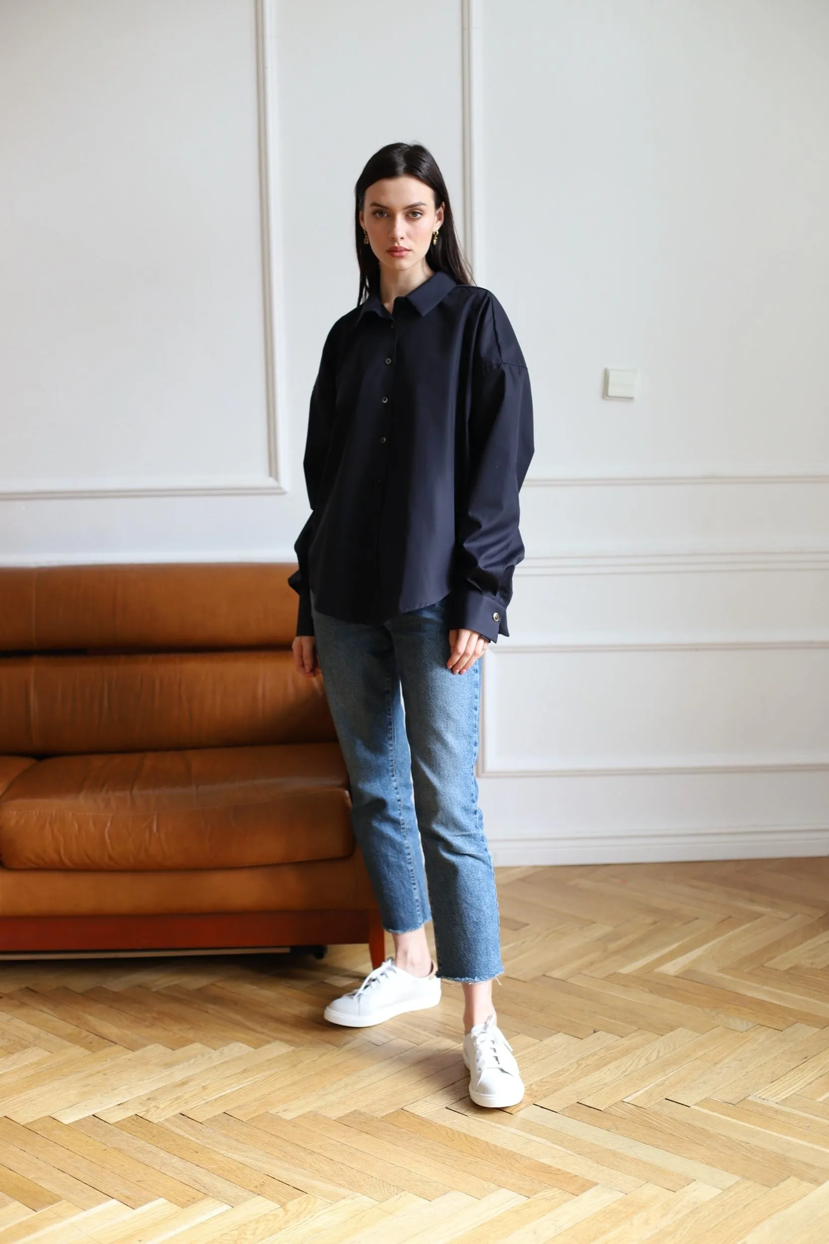 Classic Oversize Shirt Black