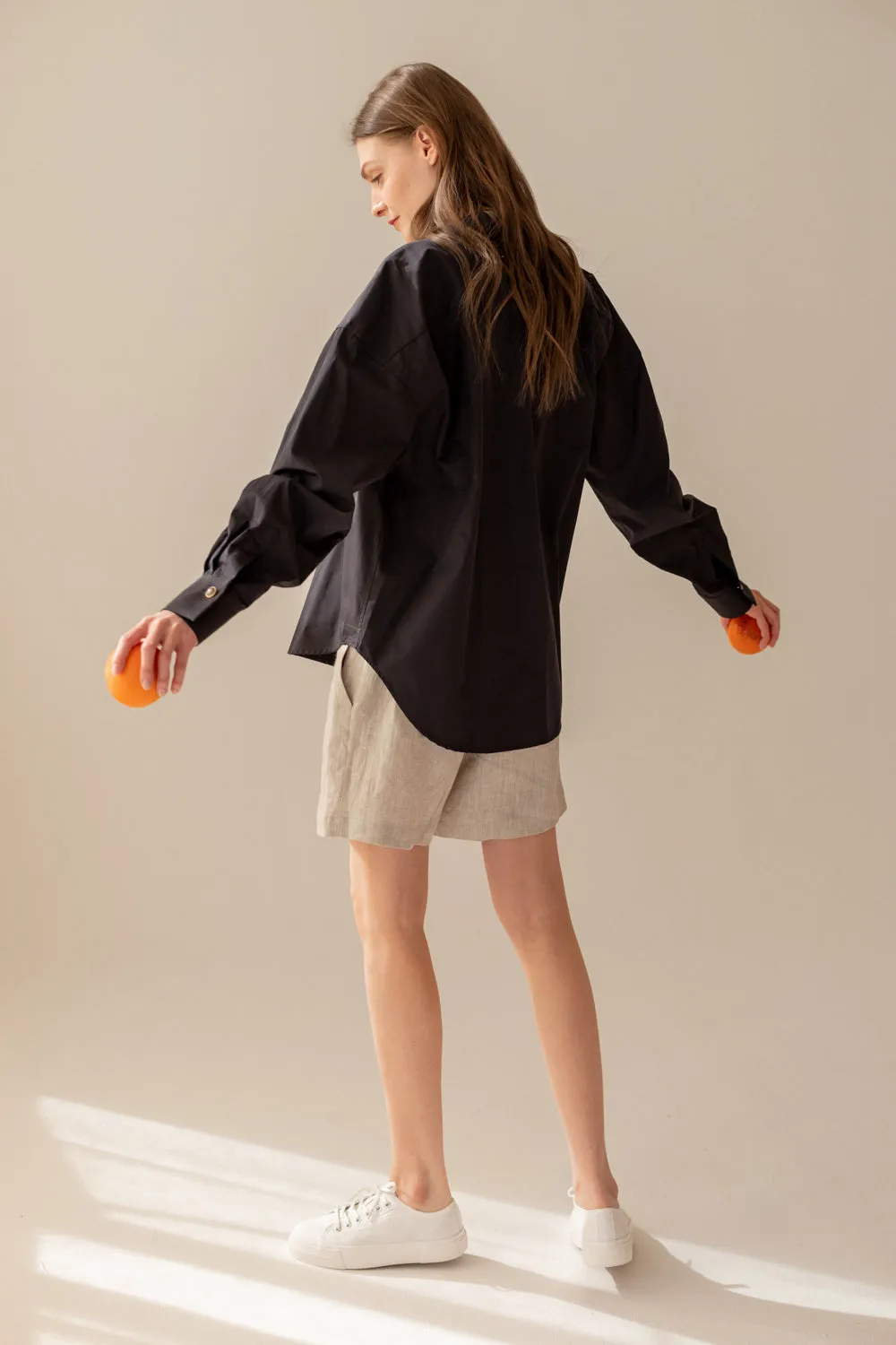 Classic Oversize Shirt Black