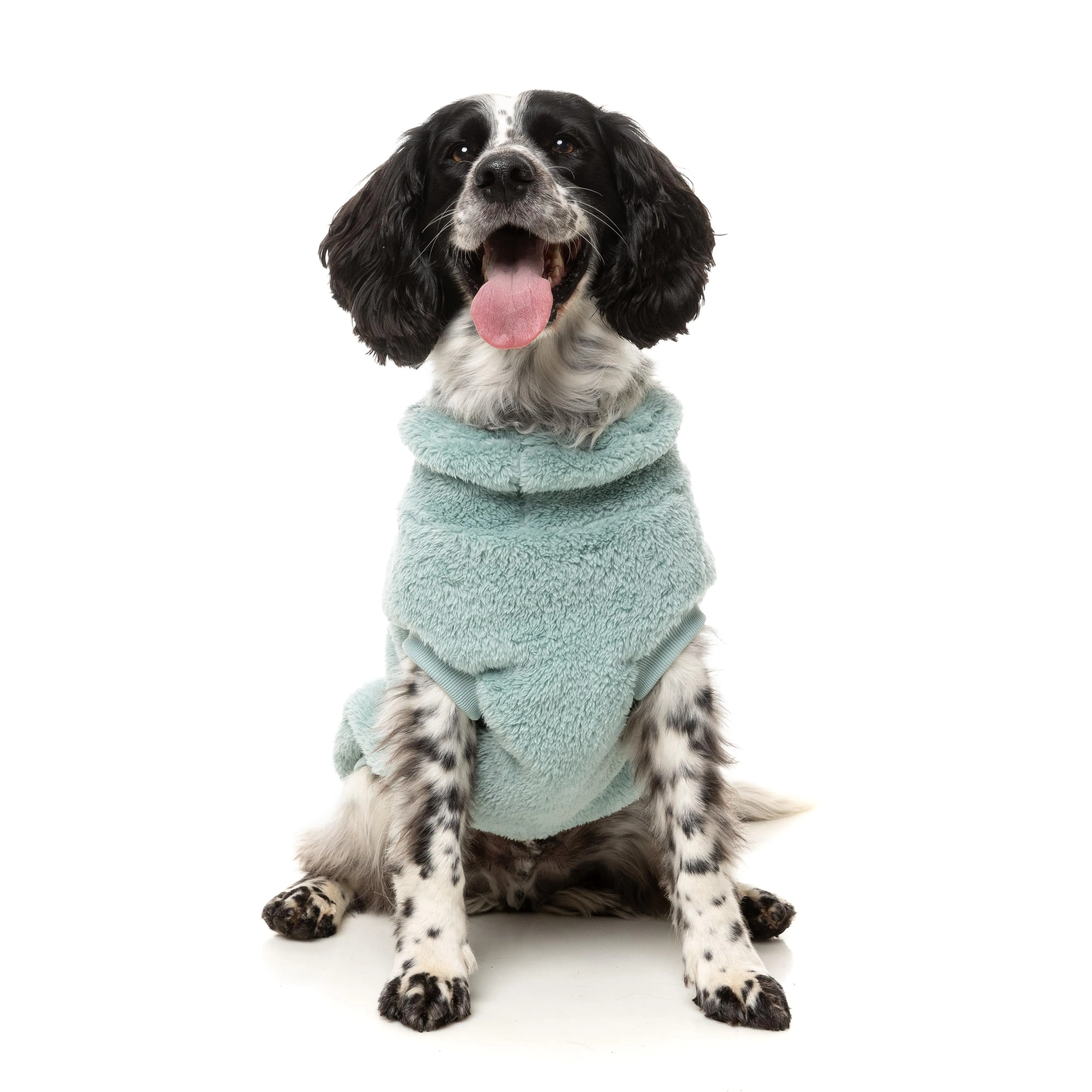 FuzzYard Dog Apparel Turtle Teddy 25 Sweater Arctic Blue Size 7