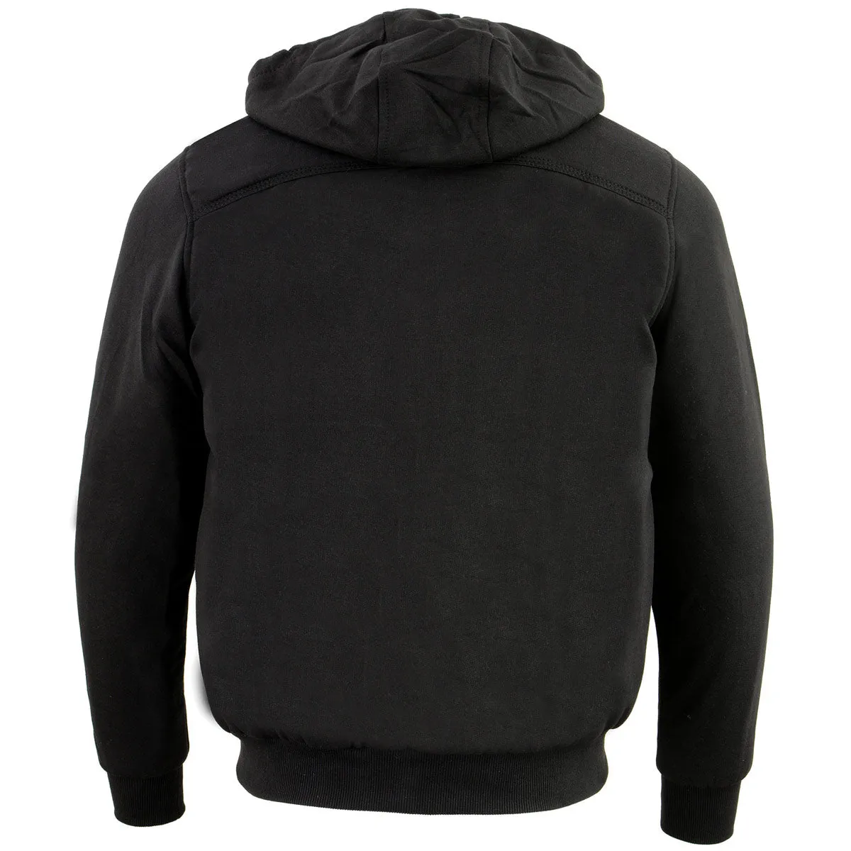 Nexgen Heat MPM1713SET Men's “Fiery’’ Heated Hoodie- Black Zipper