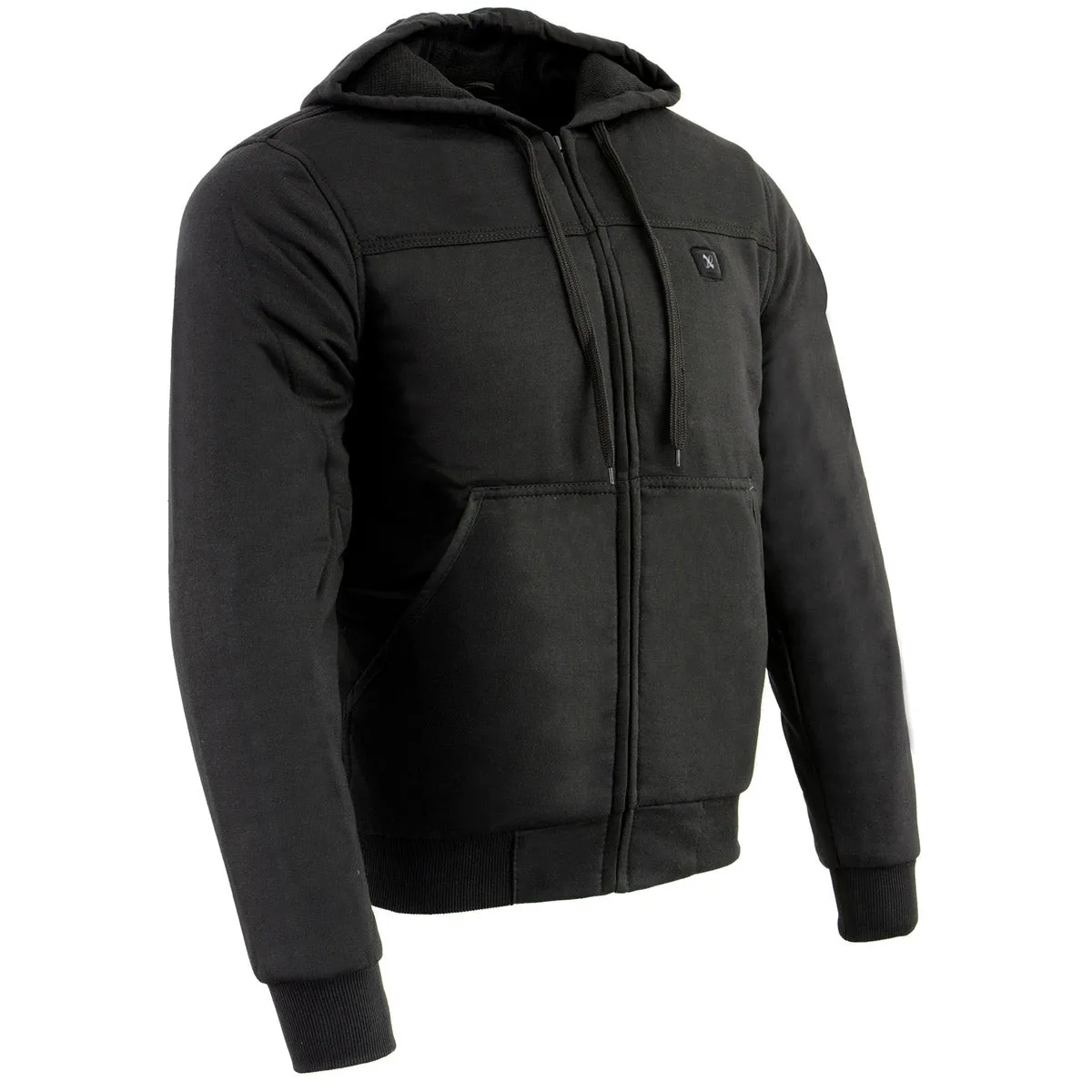 Nexgen Heat MPM1713SET Men's “Fiery’’ Heated Hoodie- Black Zipper