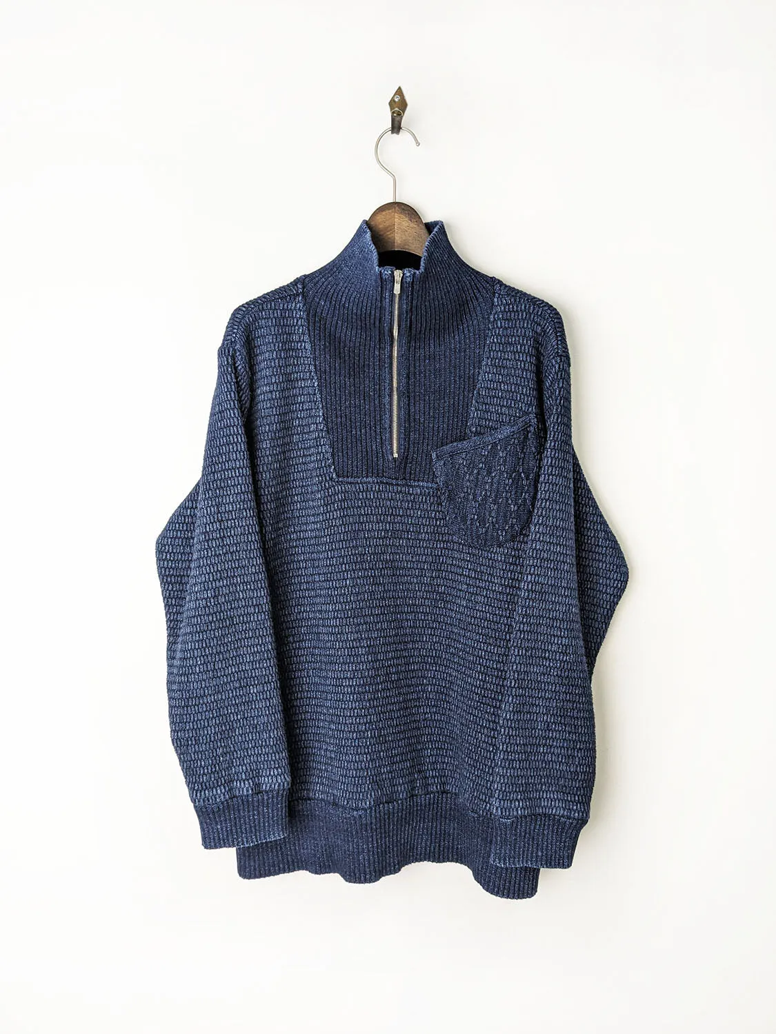 Porter Classic BEATNIK KENDO KNIT HALF ZIP