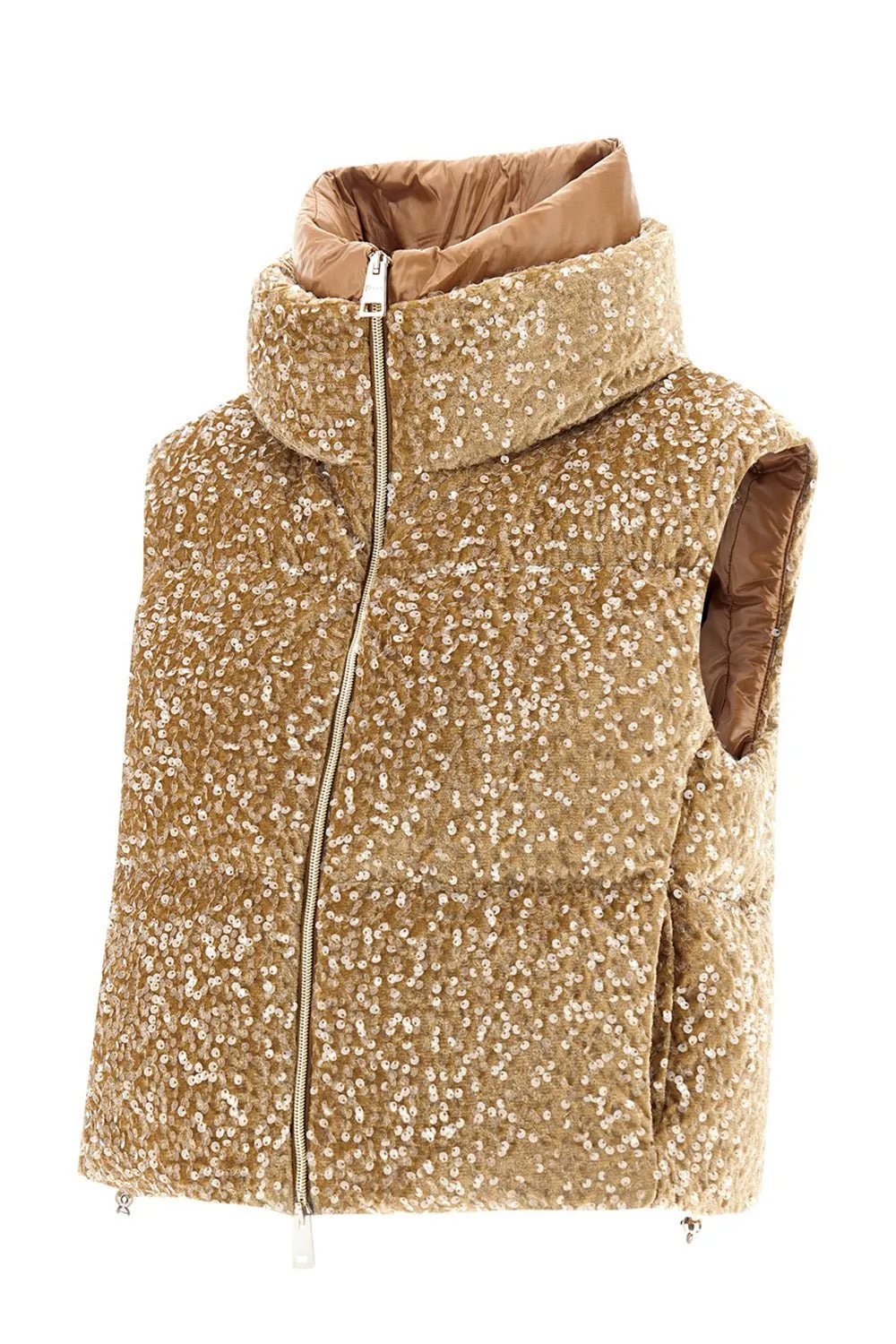 Quilted Velvet Vest
