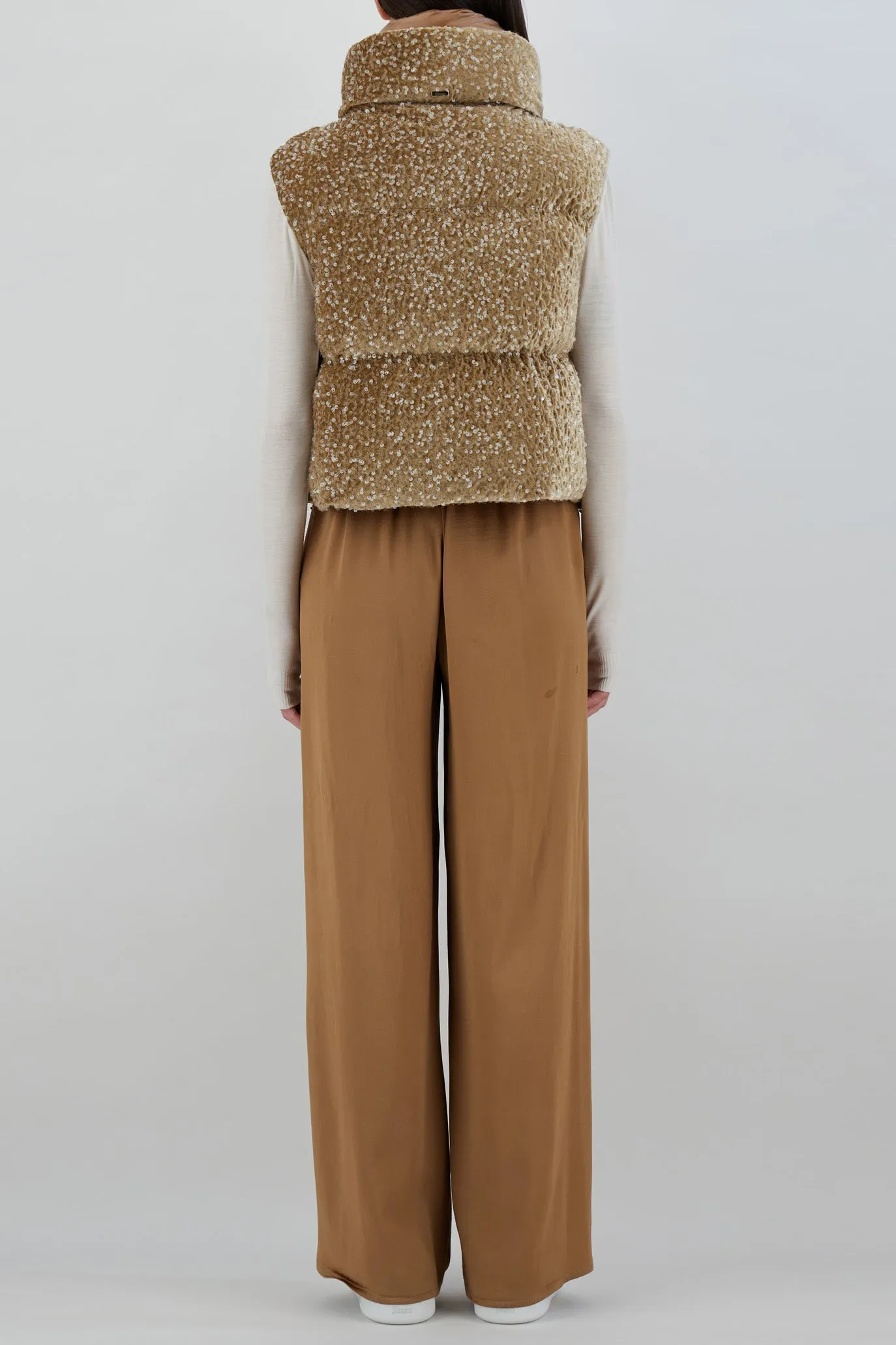 Quilted Velvet Vest