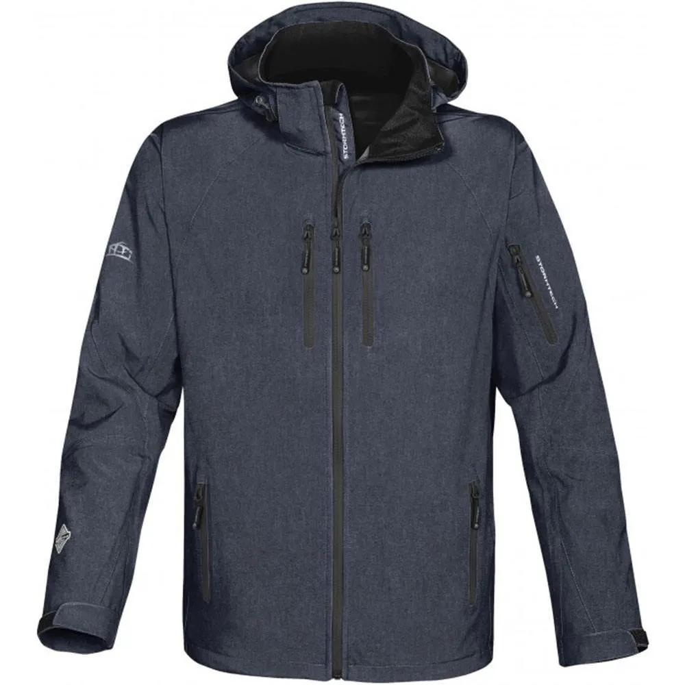 Stormtech Men's Navy Heather Expedition Softshell