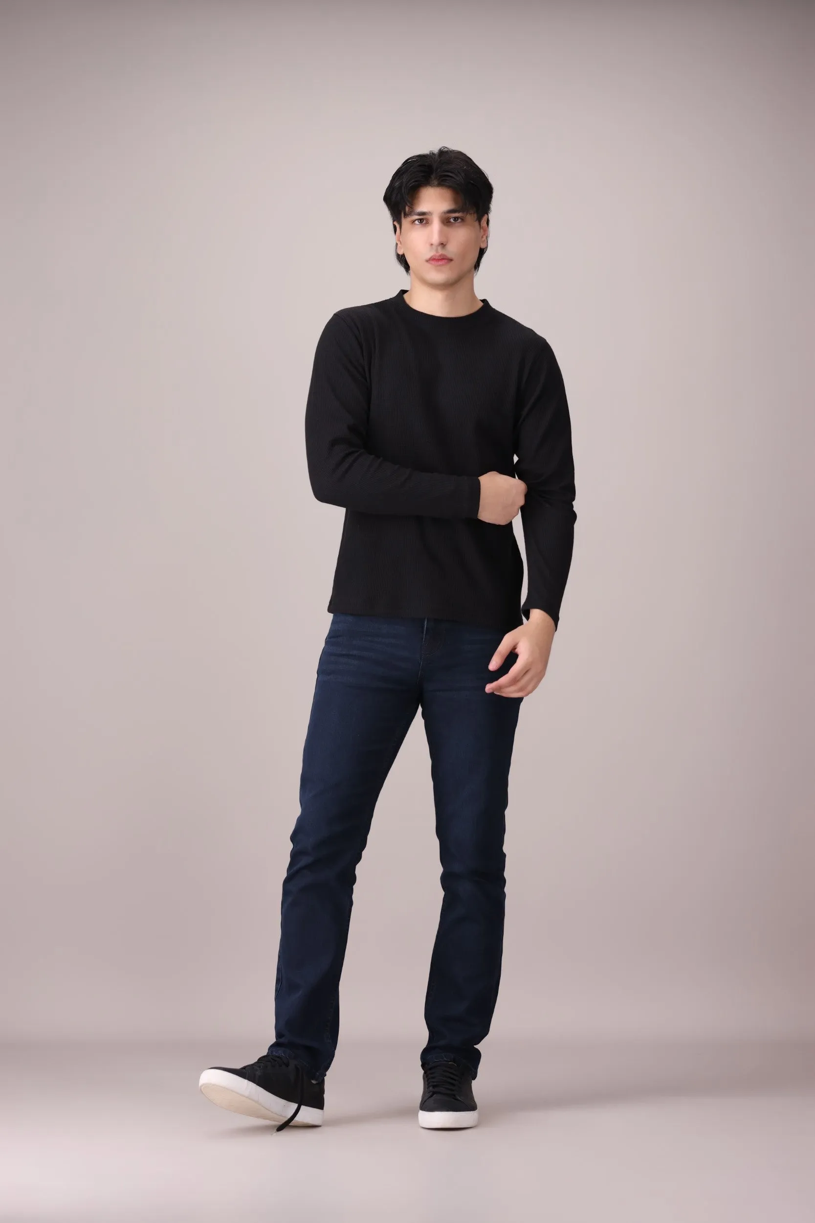 THERMAL CREW NECK PULLOVER