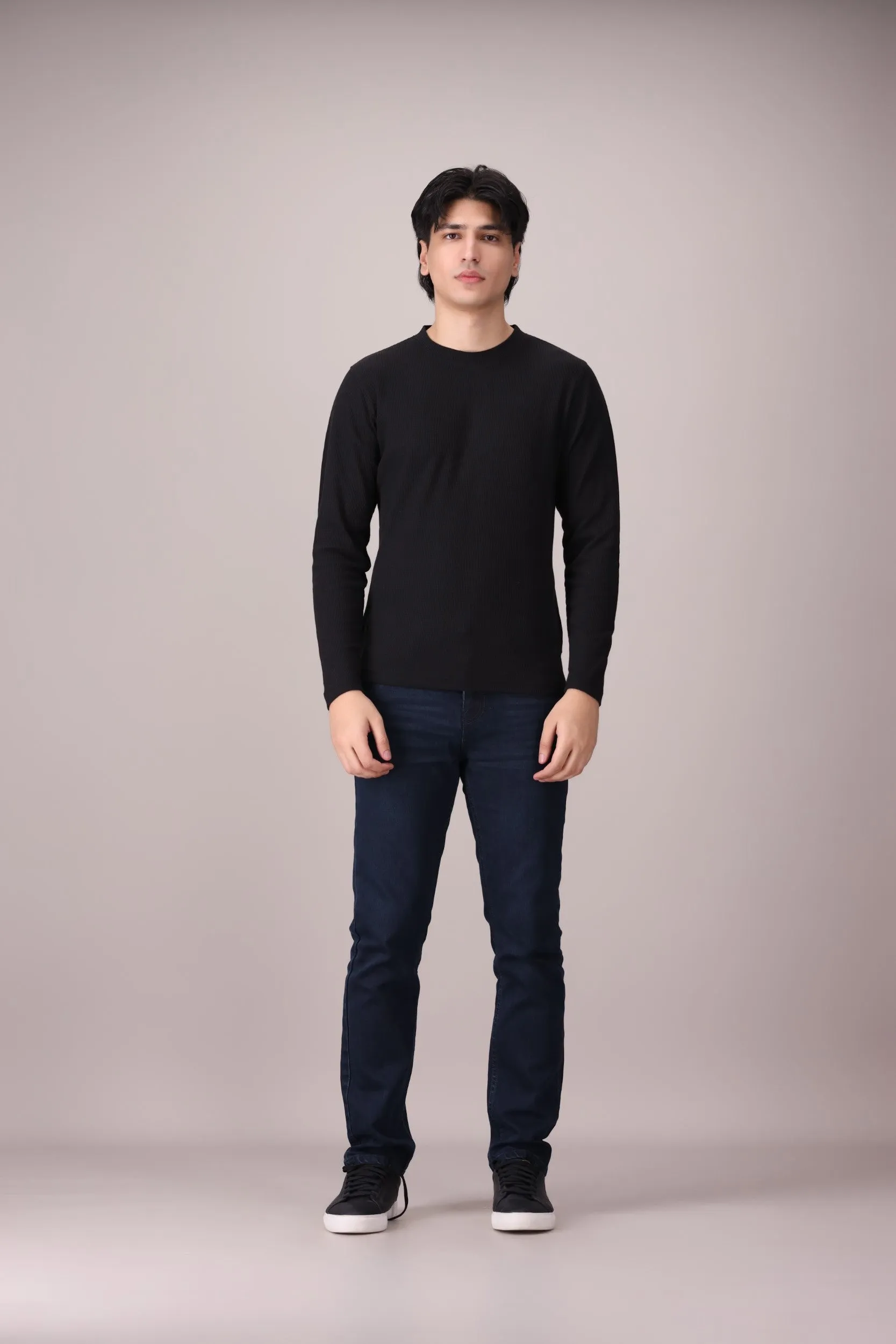 THERMAL CREW NECK PULLOVER