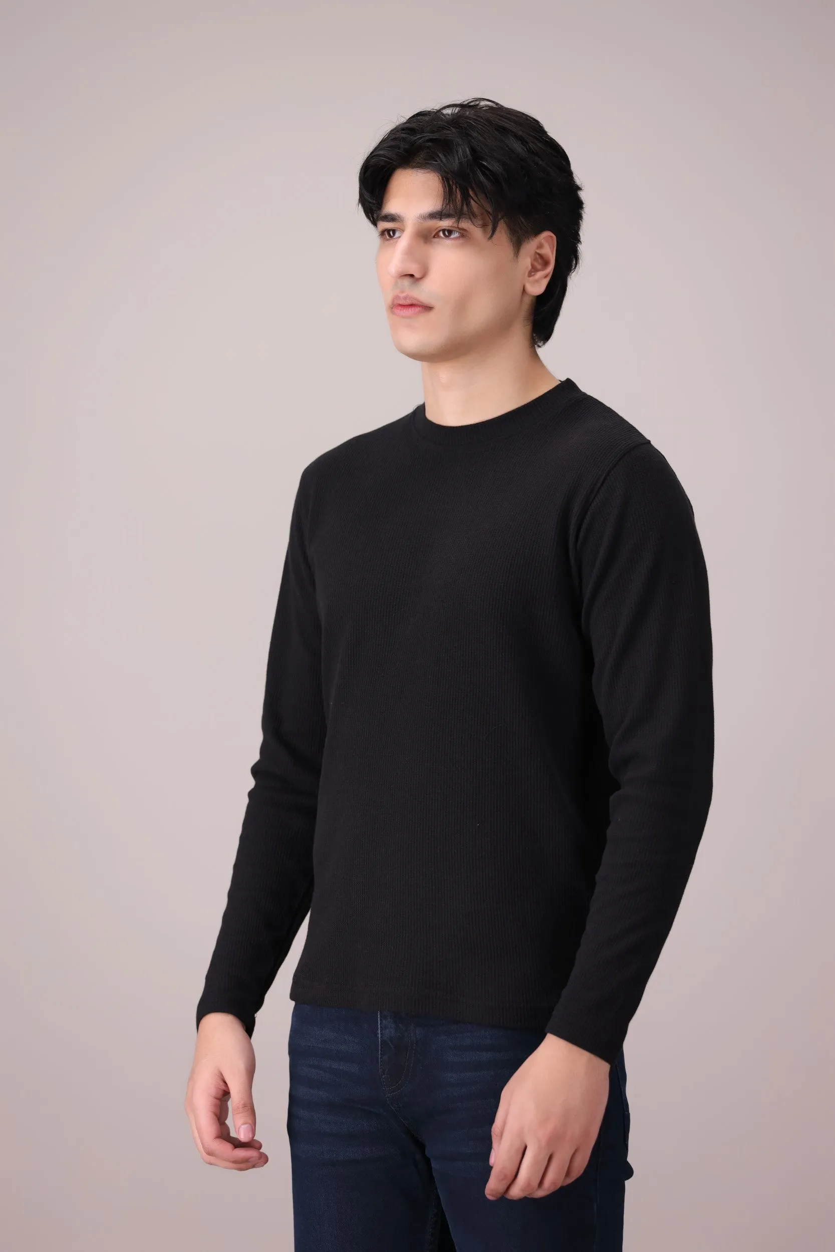THERMAL CREW NECK PULLOVER