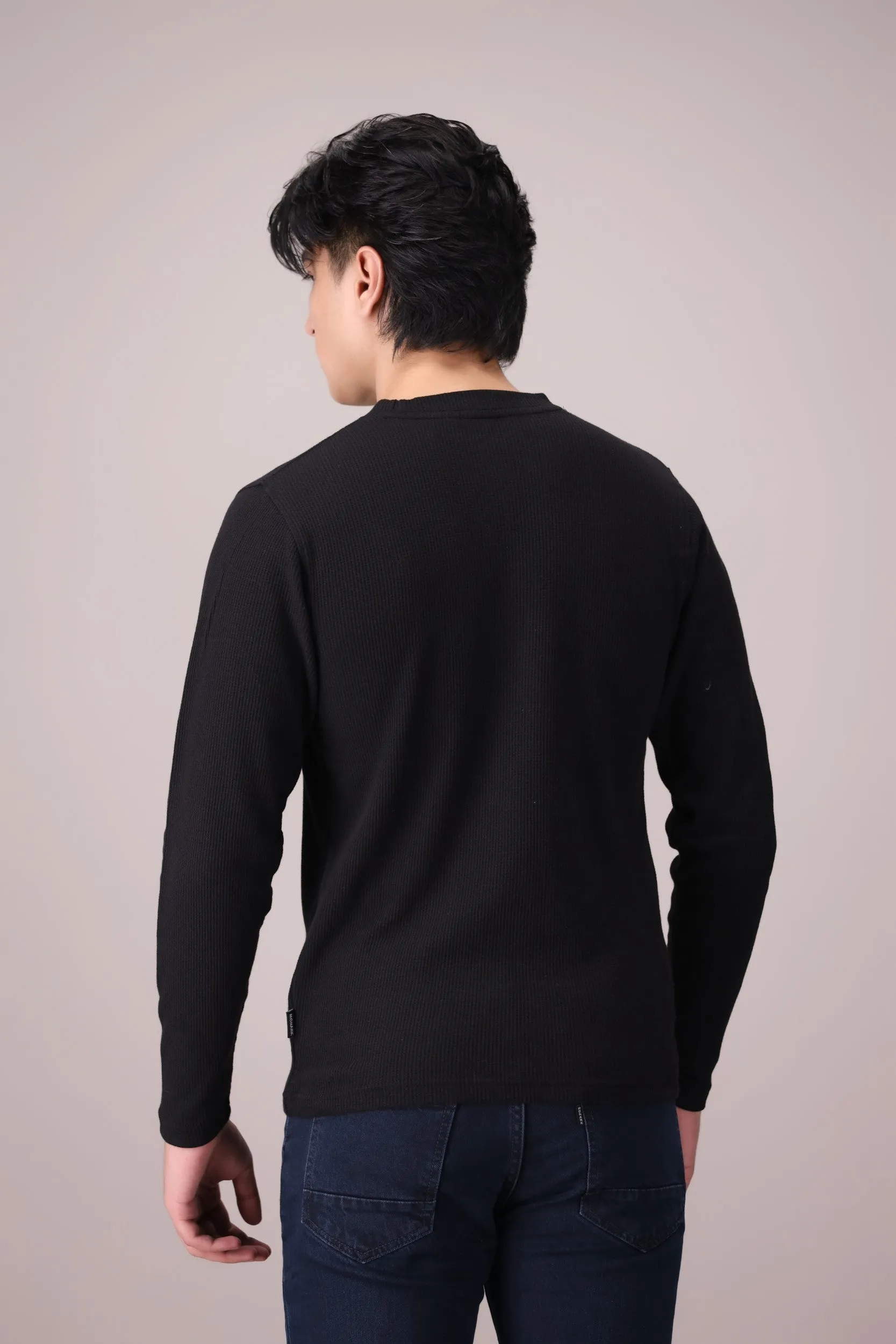 THERMAL CREW NECK PULLOVER